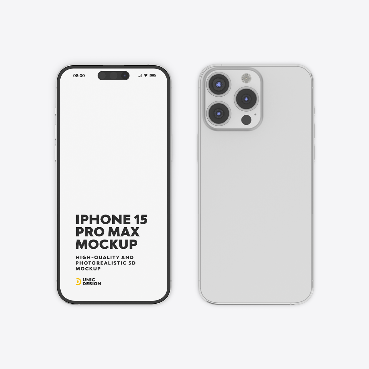 iPhone 15 Pro Max Mockup