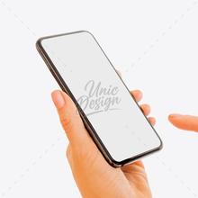 Woman Holding Phone Mockup