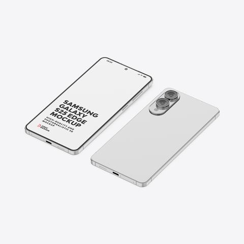 Samsung Galaxy S25 Edge Mockup
