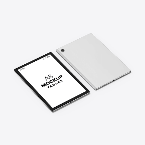 A8 Tablet Mockup