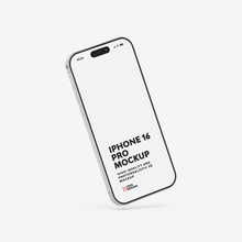 iPhone 16 Pro Mockup - Customizable Design Showcase