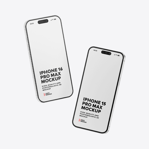 iPhone 15 & iPhone 16 Mockup