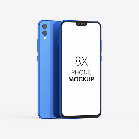 8X Phone Mockup