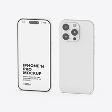 iPhone 16 Pro Mockup - Customizable Design Showcase