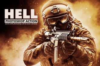 Hell Photoshop Action - Premium Brushes & Files