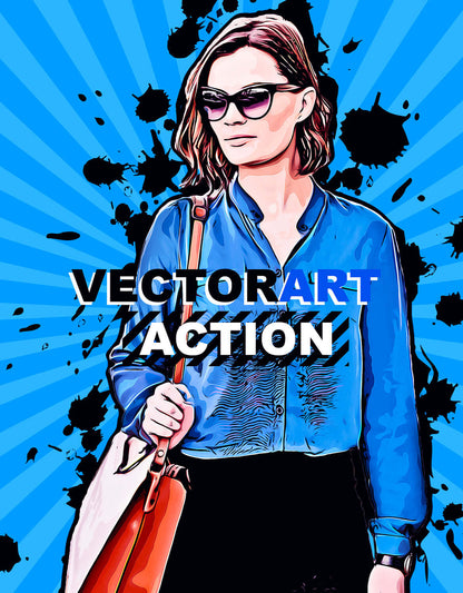 VectorArt Photoshop Action